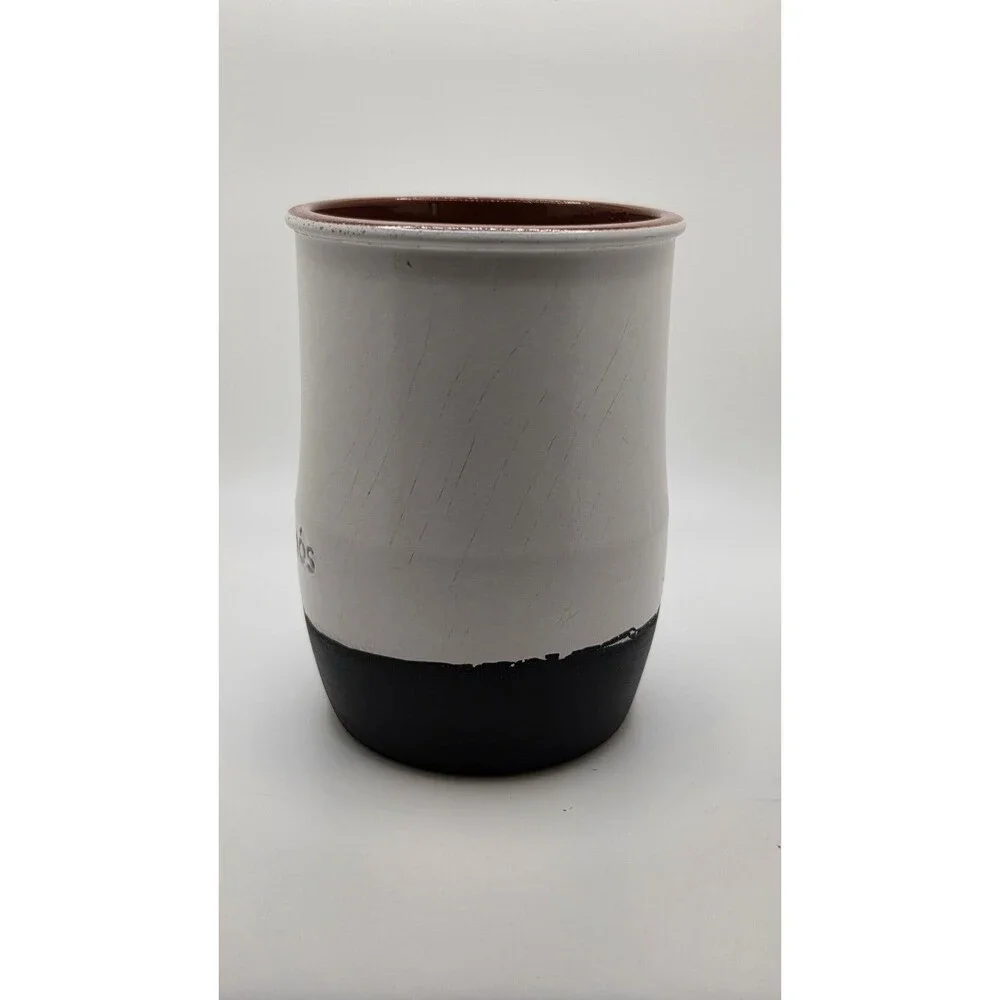 Lot of 2 Nounos Yogurt Cermer Terracotta Pots Oven Microwave Safe Ceramic Crocks